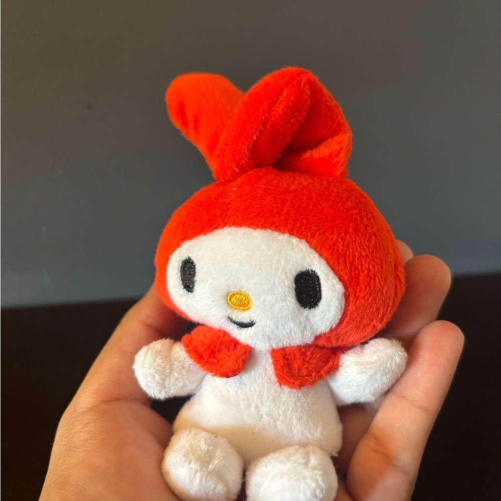 Sanrio My Melody Plush Toy - Red and White small plush